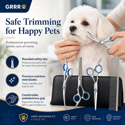 Professional Dog Grooming Scissors Set