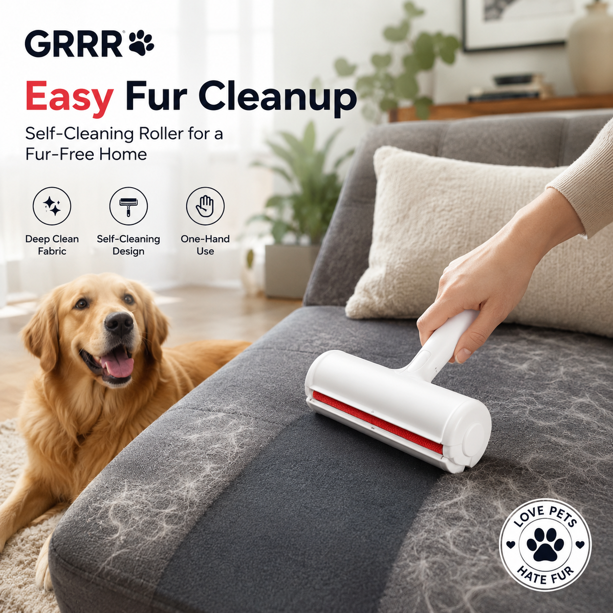 Reusable Pet Hair Roller