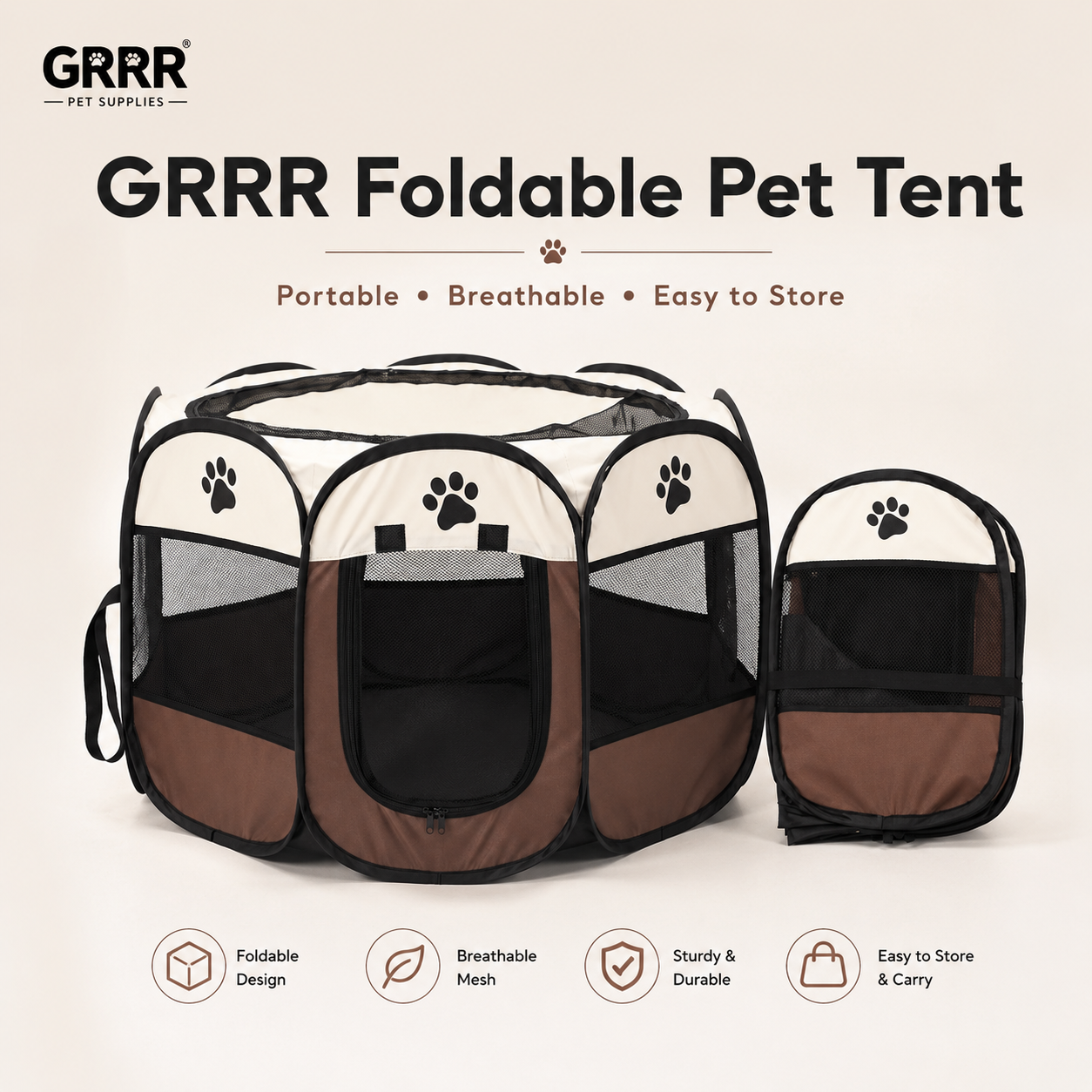 GRRR Foldable Pet Tent