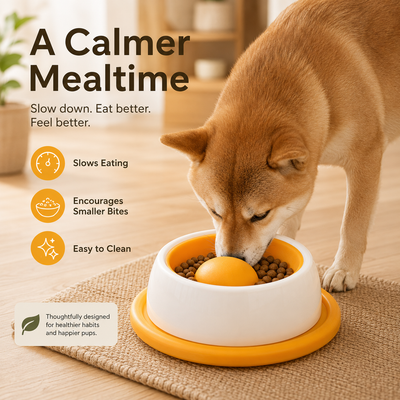 Slow Feeder Puzzle Bowl