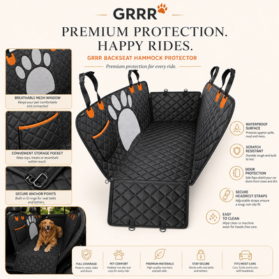Waterproof Dog Car Seat Cover