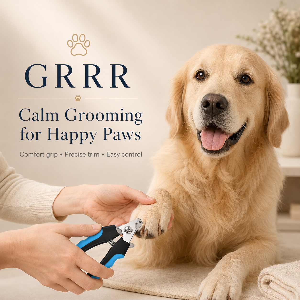 Dog Nail Clippers with Safety Guard
